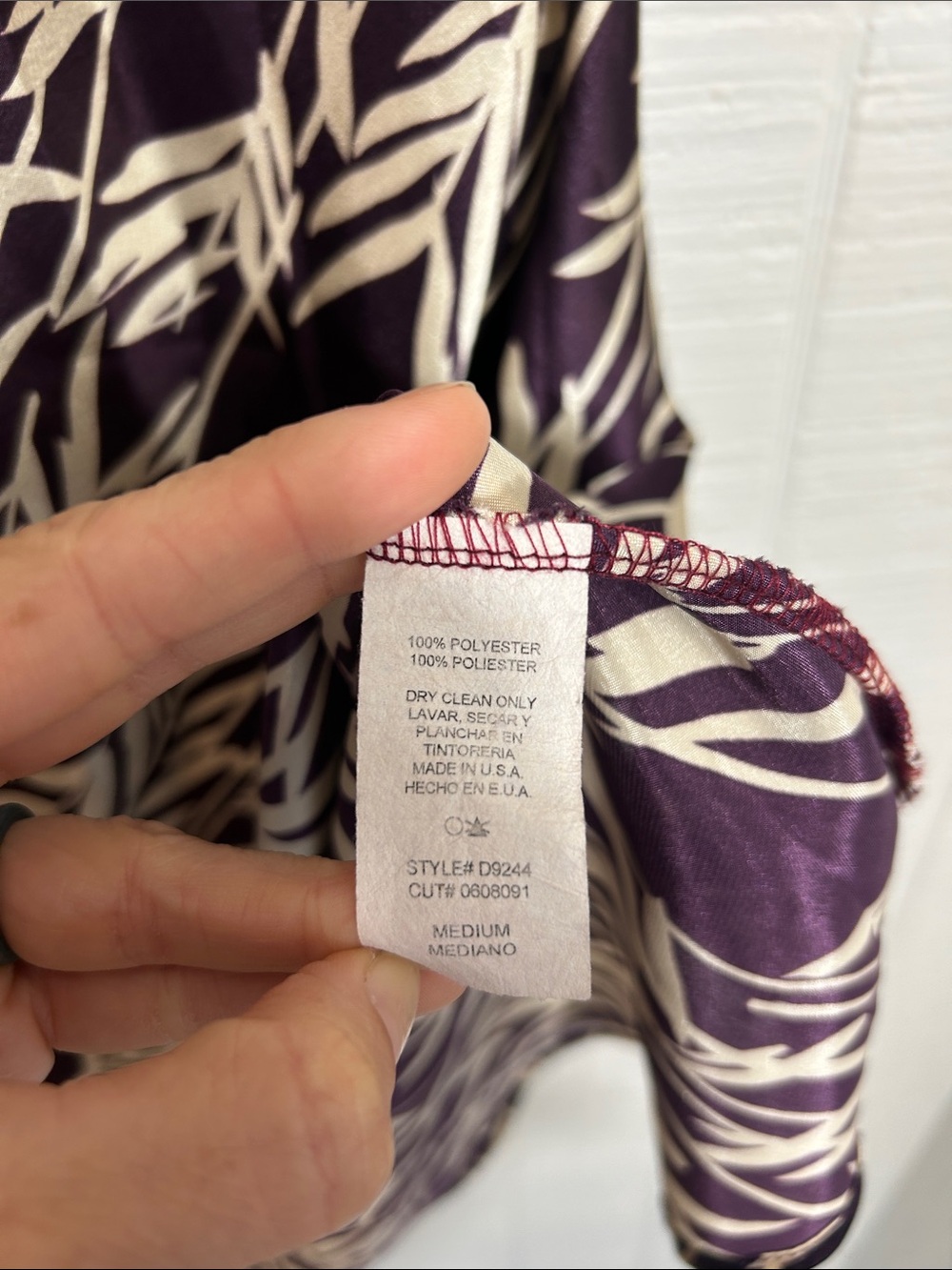 Lush Y2K Gold and Purple Satin Tie Back Dress size Medium AOP All over print - Picture 6 of 9